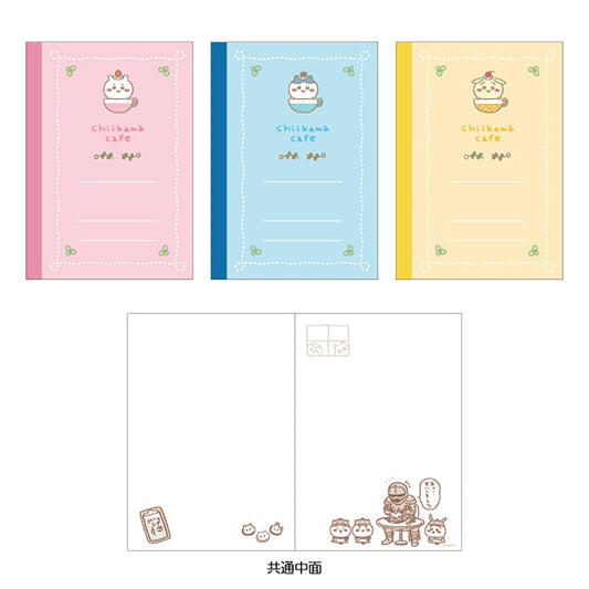 ちいかわカフェ B6ノートセット【１会計 ２個まで】