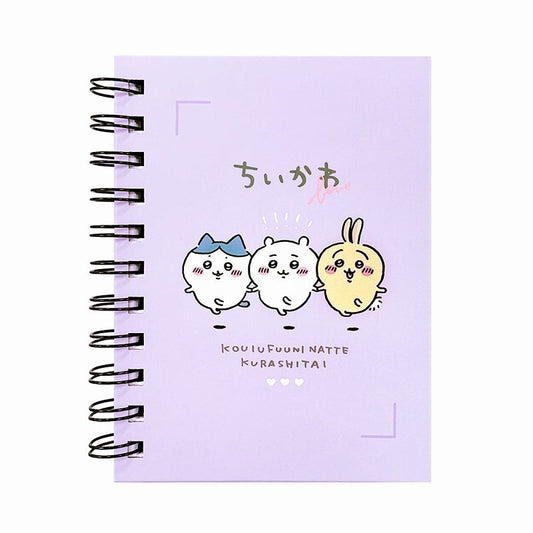 Chiikawa A6W Ring Notebook (good friends)