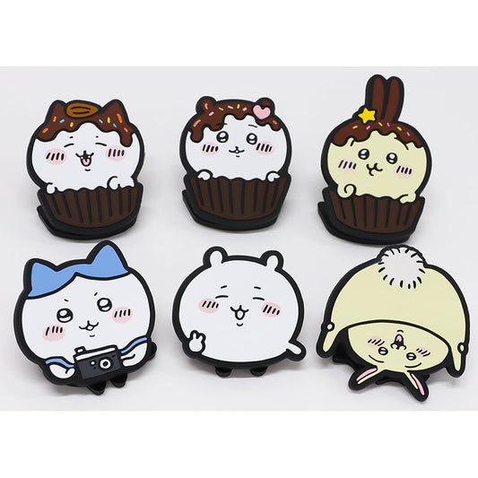 Chiikawa Rubber Clip 2 1 Box, 6 Pieces