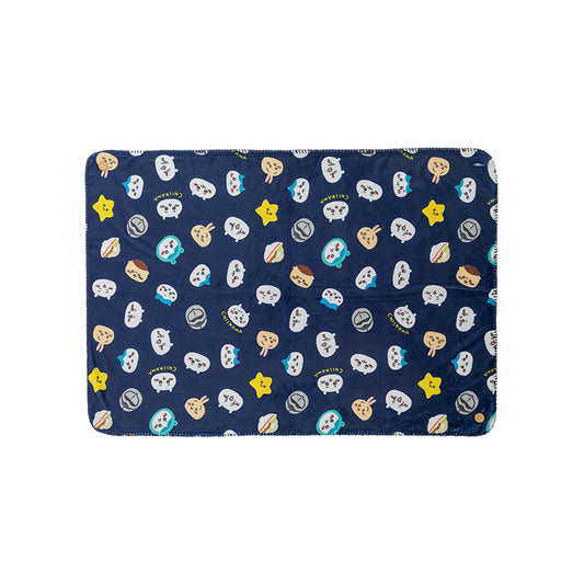 Chiikawa Warm 3-Way Blanket (Navy)