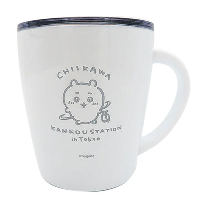 ちいかわ フタ付きステンレスマグ（ちいかわ観光）