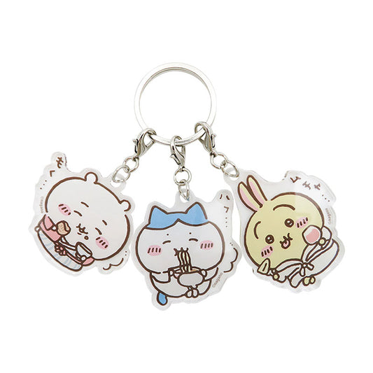 ちいかわ 3連アクリルキーホルダー（お部屋で過ごす）