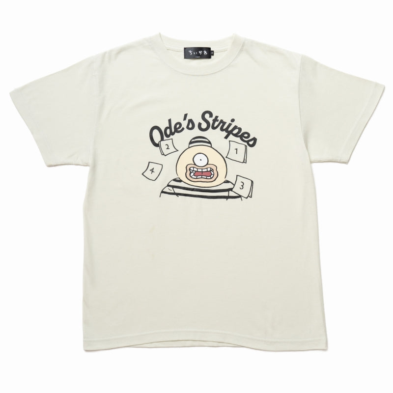 ちいかわ Tシャツ オデストライプ フロストグリーン