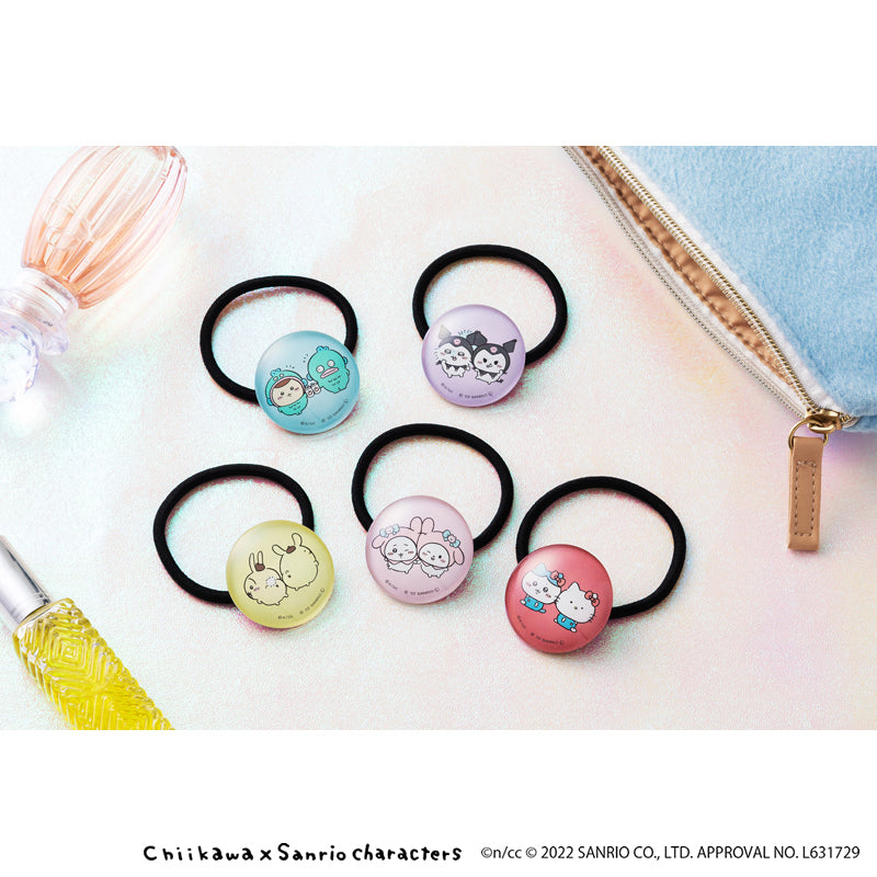 Chiikawa × Sanrio Characters Glass Hair Tie (Chiikawa & My Melody)