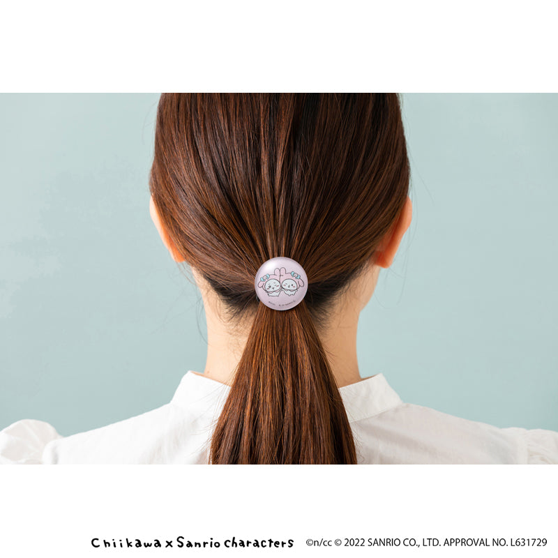 Chiikawa × Sanrio Characters Glass Hair Tie (Chiikawa & My Melody)