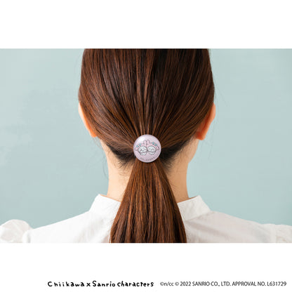 Chiikawa × Sanrio Characters Glass Hair Tie (Chiikawa & My Melody)