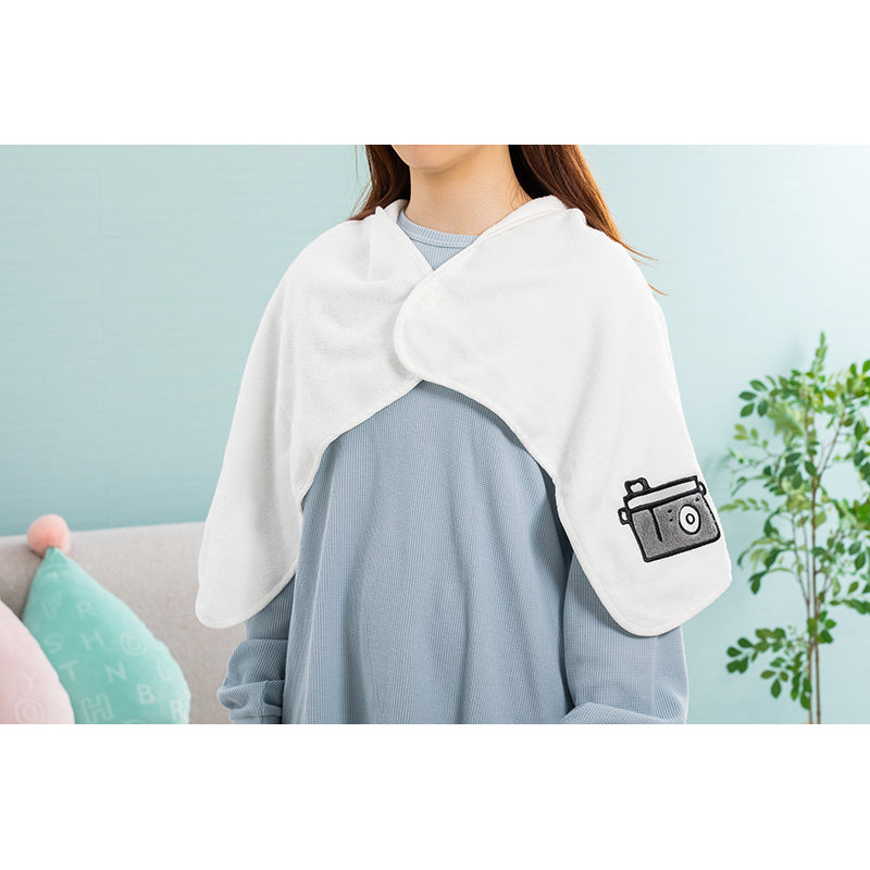 Chiikawa Hooded Bath Towel (Hachiware)