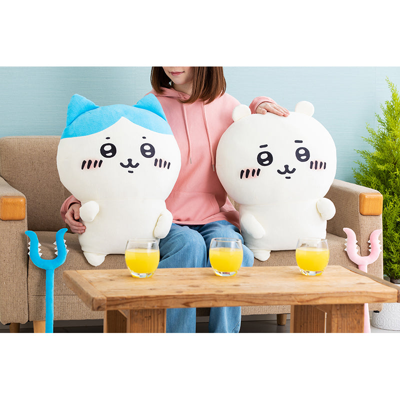 [No Combined Orders] Chiikawa Large Plush with Demon Slayer Stick (Chiikawa) [Single Item Purchase Only] [Credit Card Payment Only]