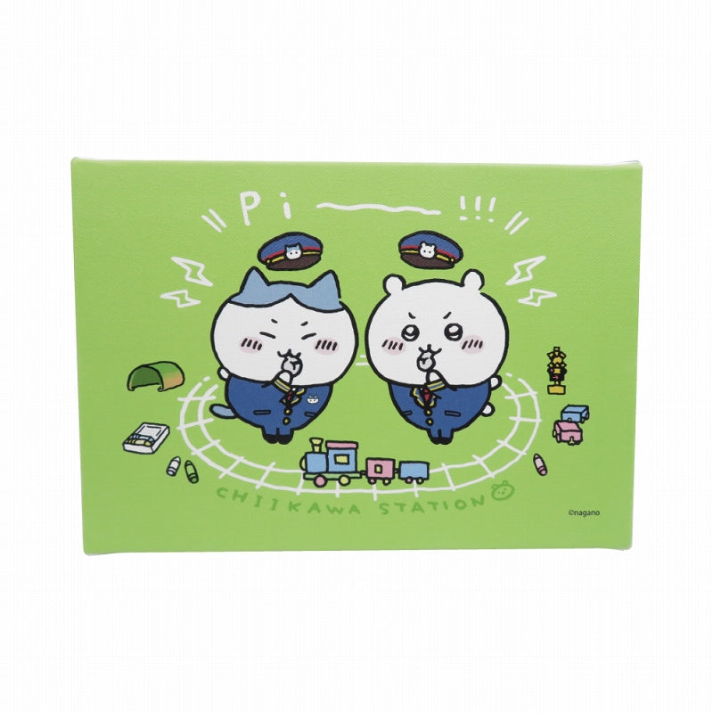 Chiikawa Wall Canvas M Peep Blowing Chiikawa