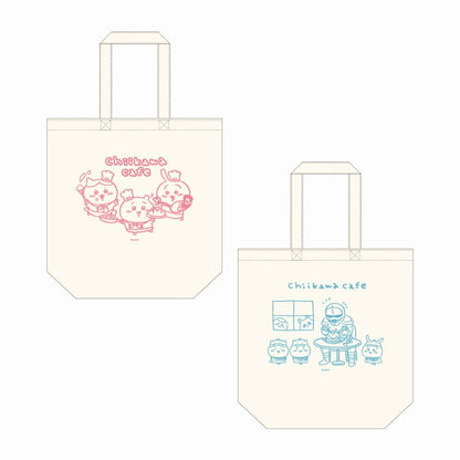 ちいかわカフェ コットントート（A）ピンク【１会計 ２個まで】