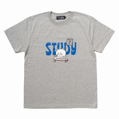 치이카와 공부 T셔츠 (멋 그레이)