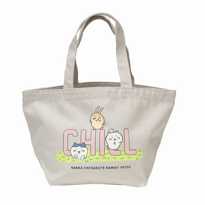 ちいかわ ランチトートバック CHILL（ライトグレー）