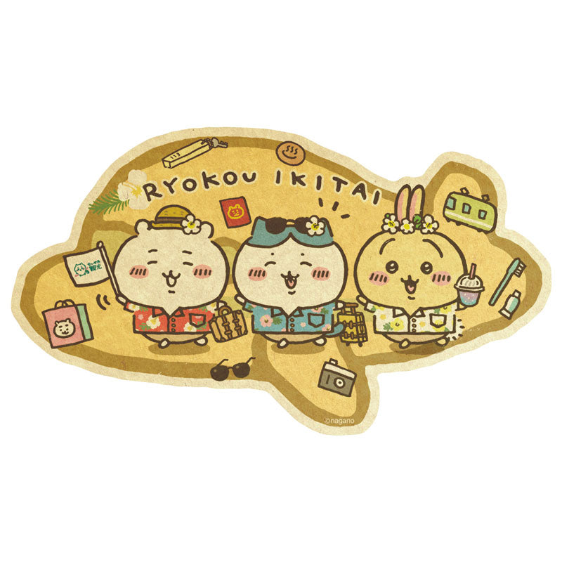 Chiikawa Travel Sticker Chiikawa Tourism (1) RYOKOU IKITAI
