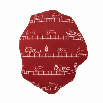 Chiikawa Station Staff Yuru-Cut Cushion (Chiikawa)