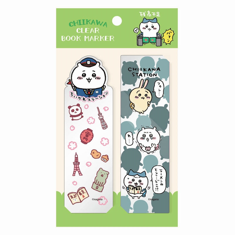 Chiikawa Clear Bookmark 2-Piece Set GR Tokyo Chiikawa
