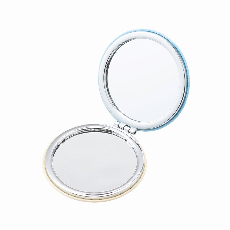 Chiikawa Cafe Round Compact Mirror (Hachiware)