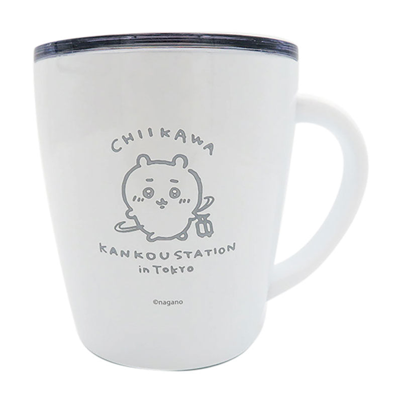 ちいかわ フタ付きステンレスマグ（ちいかわ観光）