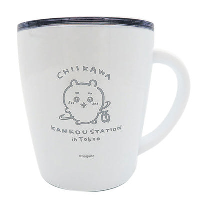 ちいかわ フタ付きステンレスマグ（ちいかわ観光）