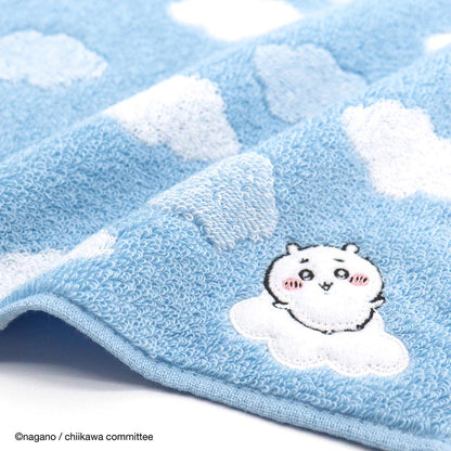 Chiikawa Towel Handkerchief (Cloud Blue)