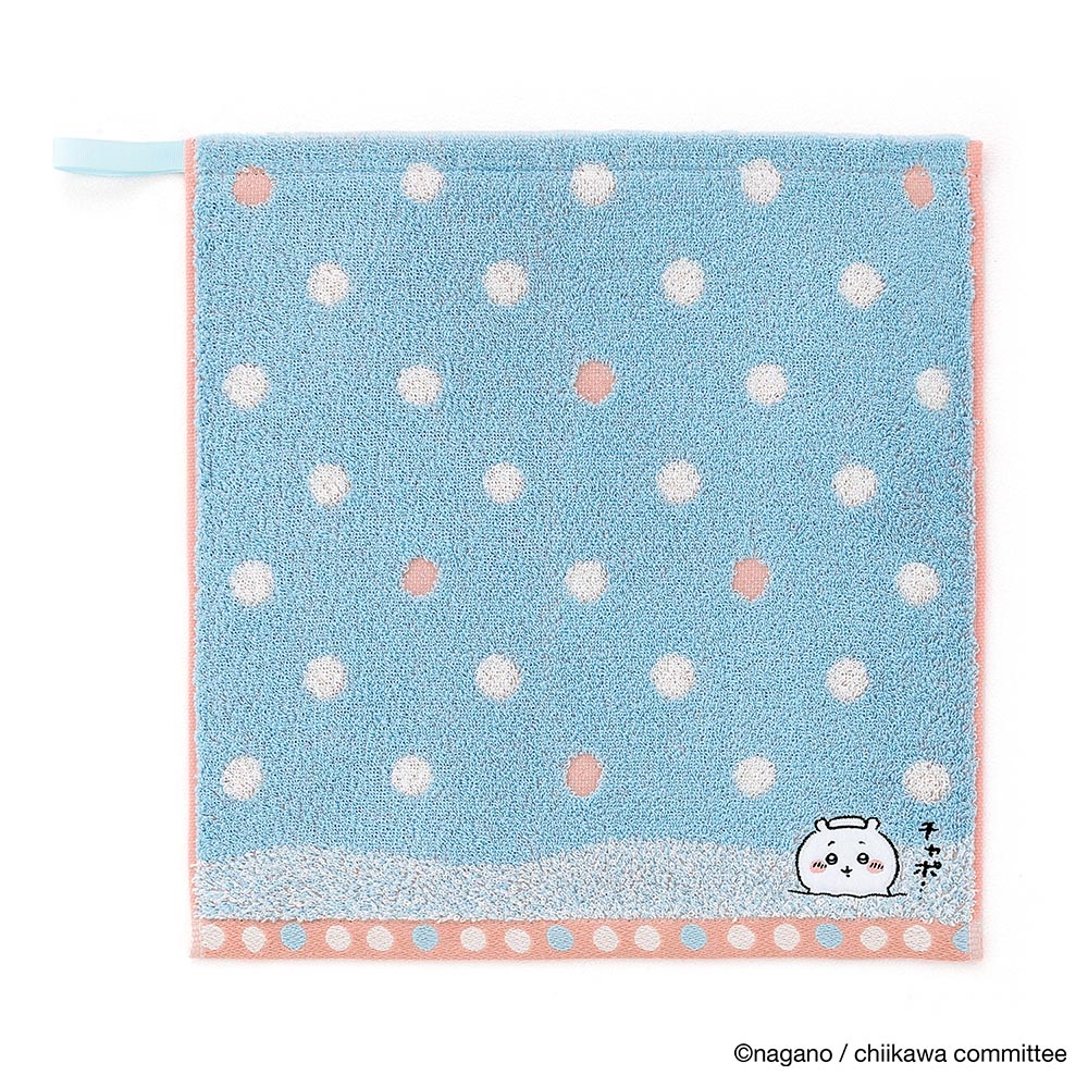 吉伊卡哇 洗脸巾（浴室 蓝色）