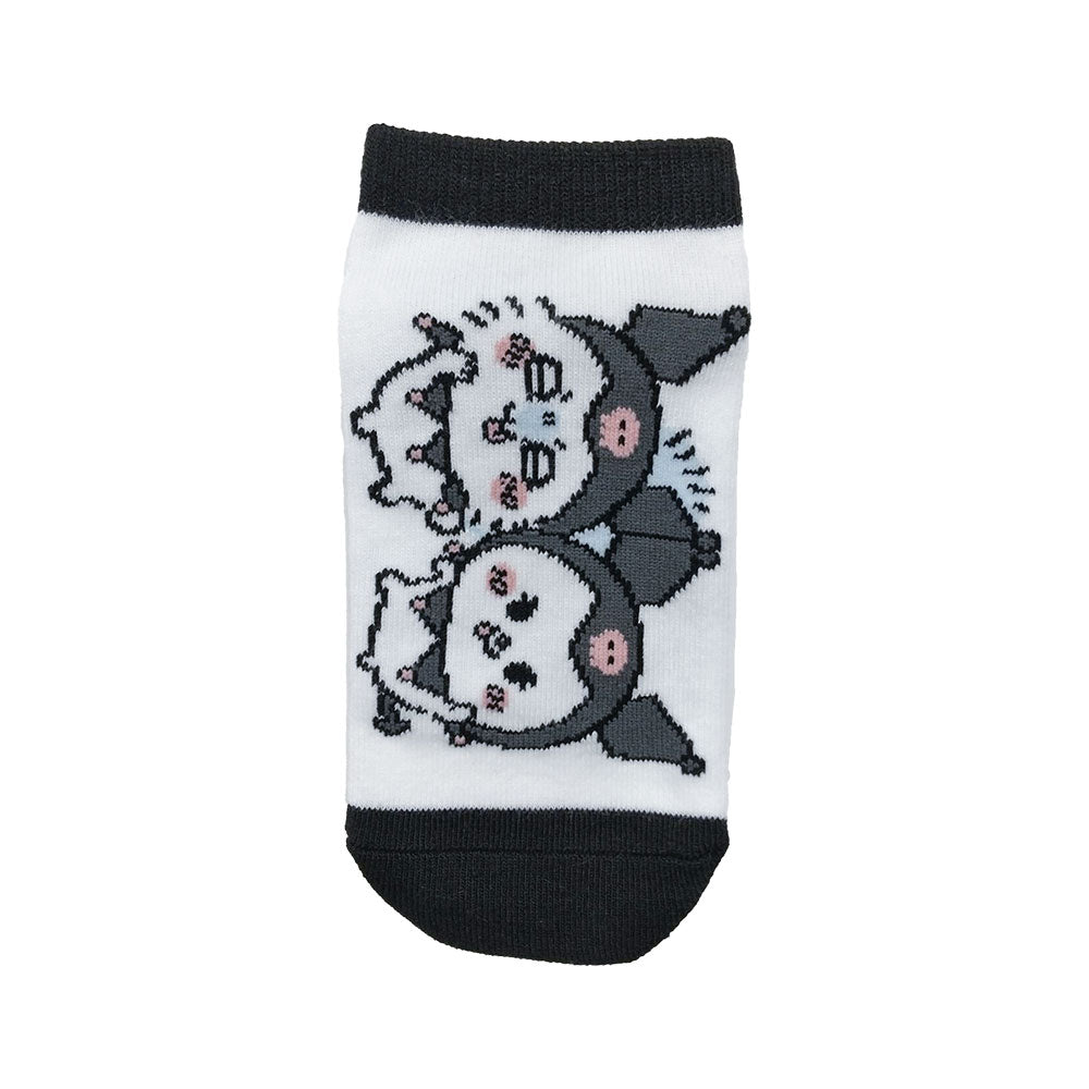 Chikawa x Sanrio Characters Sneaker Socks (Momonga & Cromi) for Kids