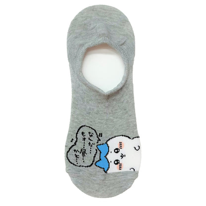 치이카와 코코피타 스니커 길이 양말 (하치와레 벽 차기)