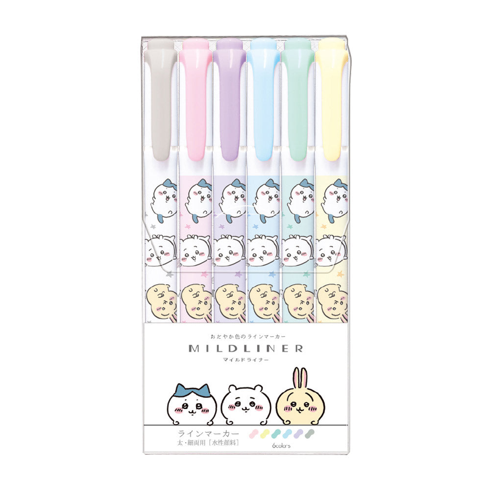 ちいかわ マイルドライナー6色セット