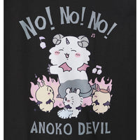 ちいかわ てんし♡あくま Tシャツ（ANOKO DEVILS スミ） | ちいかわ