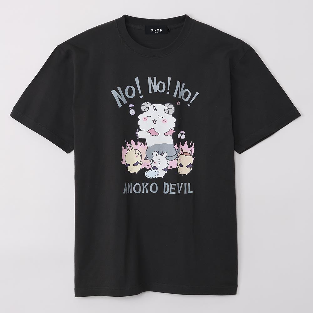 ちいかわ てんし♡あくま Tシャツ（ANOKO DEVILS スミ） | ちいかわ