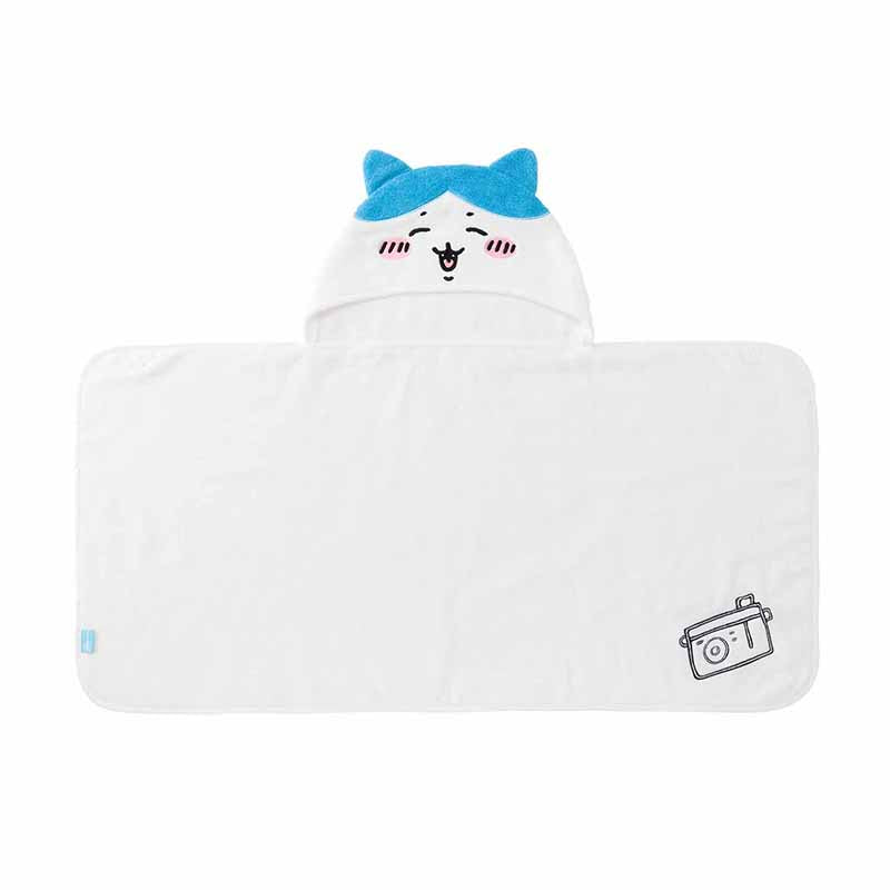 Chiikawa Hooded Bath Towel (Hachiware)