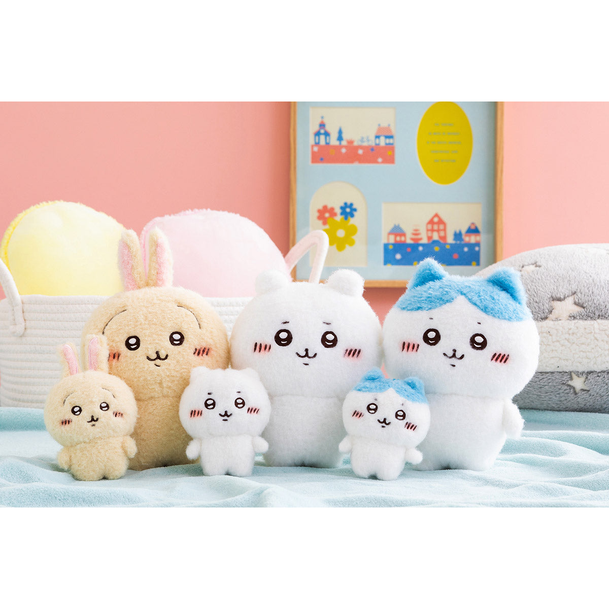 Chiikawa Fluffy Plush S (Standing Hachiware)