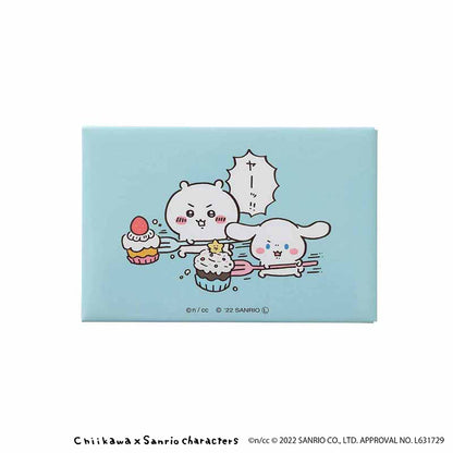 吉伊卡哇×三麗鷗角色 方形磁鐵（YA！）