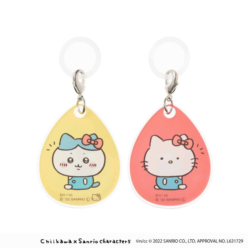 吉伊卡哇×三麗鷗角色 雨傘標籤 2個組（八割・HELLO KITTY）