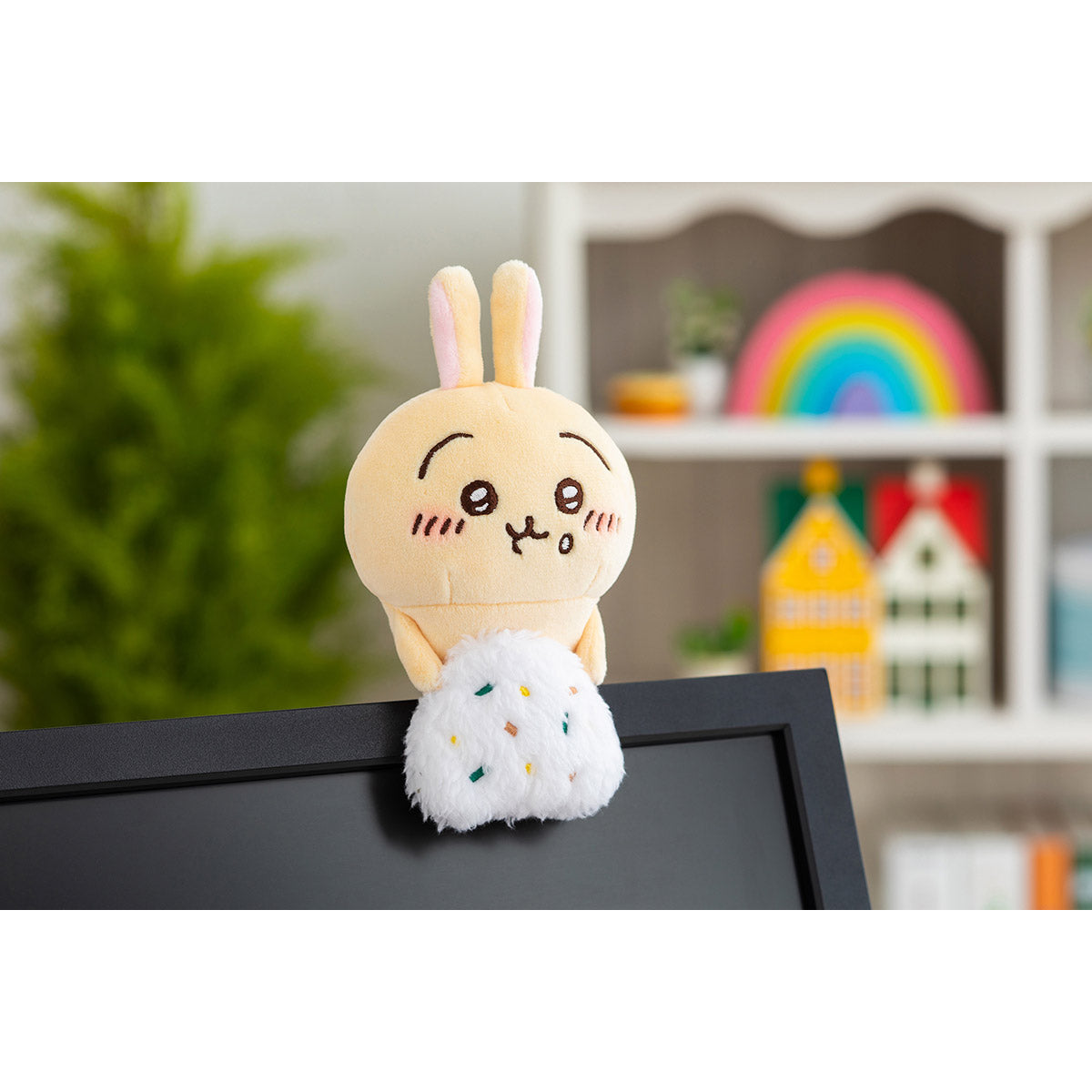 Chiikawa Desktop Hook Plush (Rice Balls Usagi)