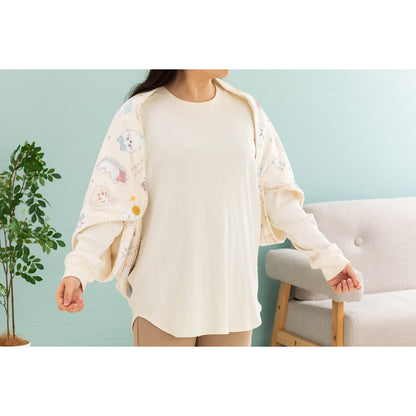 吉伊卡哇 保暖三用毛毯（象牙色）