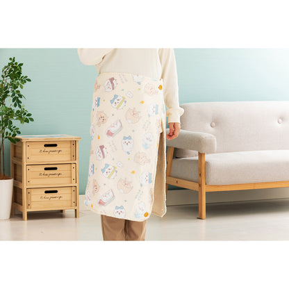 吉伊卡哇 保暖三用毛毯（象牙色）