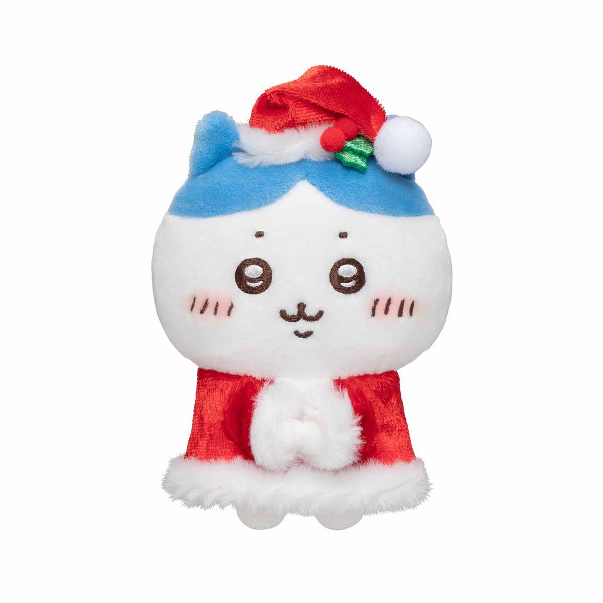 Chiikawa Santa Holdable Mascot (Hachiware)