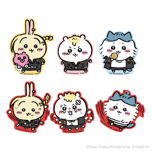 吉伊卡哇・东京卍复仇者联动 盲盒可贴手机的贴纸（全6种）