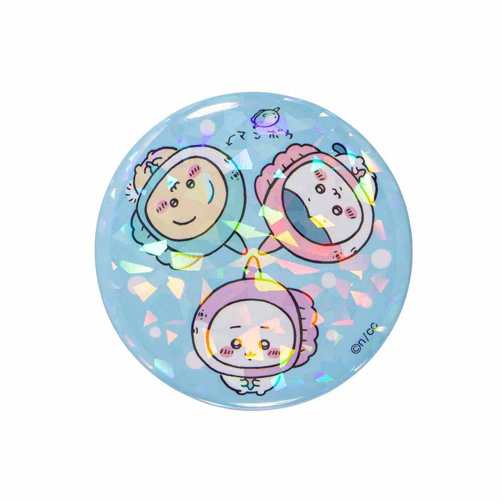 Chikawa Aquarium Hologram Can Badge Collection (9 types in total)