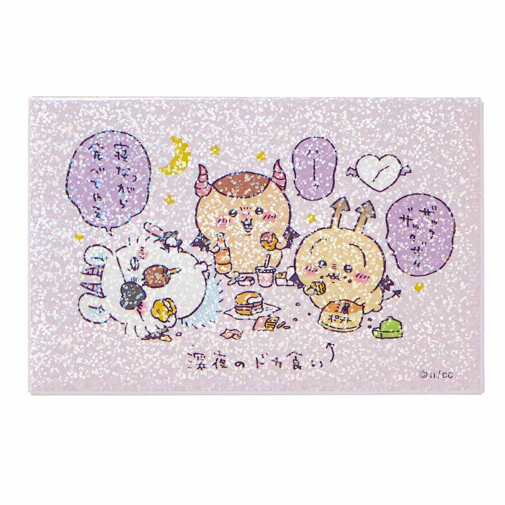 吉伊卡哇 天使?惡魔 全息方形磁鐵（深夜大吃）