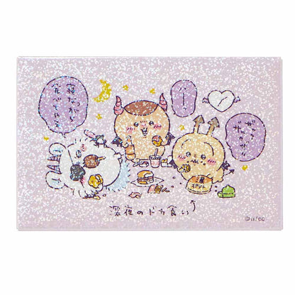 吉伊卡哇 天使?惡魔 全息方形磁鐵（深夜大吃）