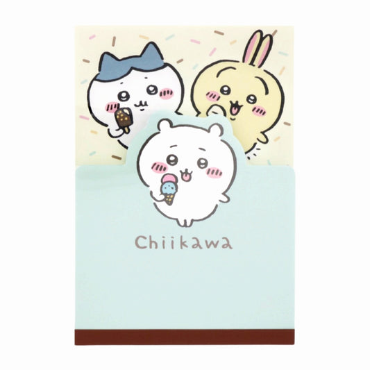 吉伊卡哇 切割便簽紙A6（冰淇淋A）