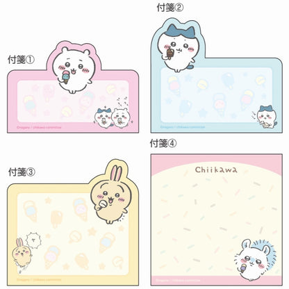 吉伊卡哇 切割區塊便條紙（冰淇淋）