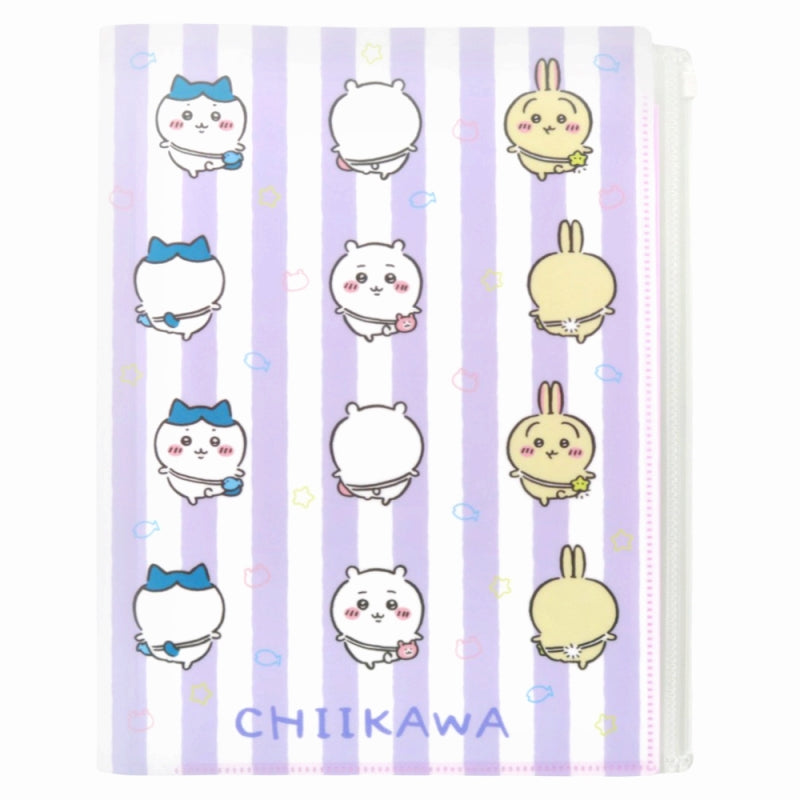 ちいかわ クリアファイル6P+ファスナーケース（おでかけ）