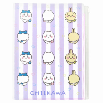 ちいかわ クリアファイル6P+ファスナーケース（おでかけ）