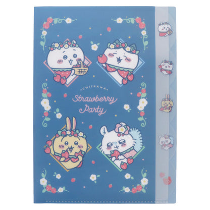 ちいかわ ダイカットクリアファイル5P（いちごケープ）