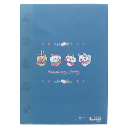 ちいかわ ダイカットクリアファイル5P（いちごケープ）