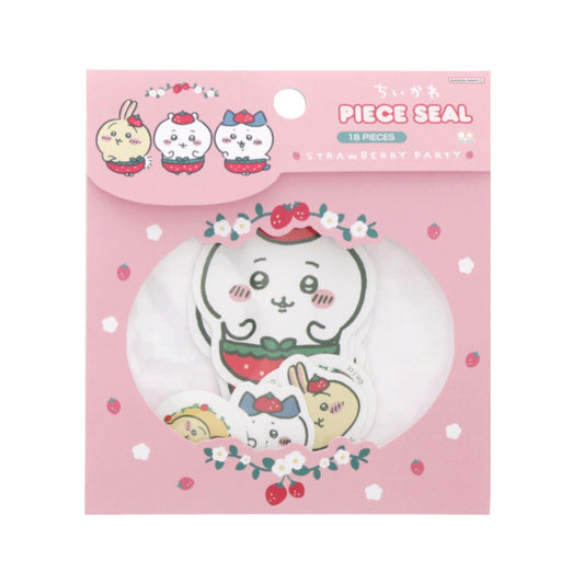 Chiikawa Piece Stickers (Strawberry Pants)