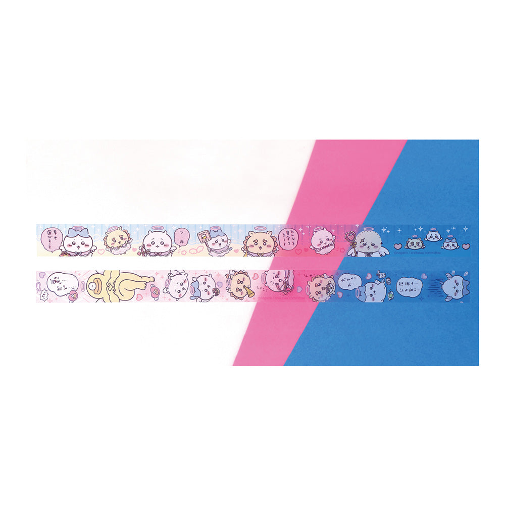 치이카와 천사 & 악마 클리어 마스킹 테이프 2개 세트 (① 천사)