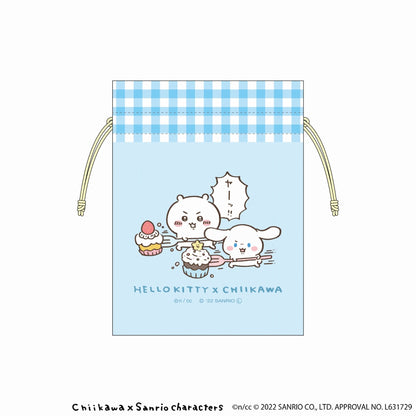 吉伊卡哇×三麗鷗角色 豆子布袋（大家一起加油）